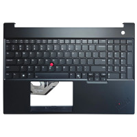 Lenovo ThinkPad E16 Gen 3 backlit black US keyboard palmrest AI