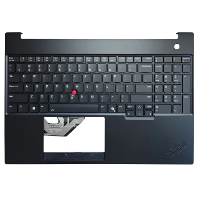 Lenovo ThinkPad E16 Gen 3 backlit black US keyboard palmrest AI