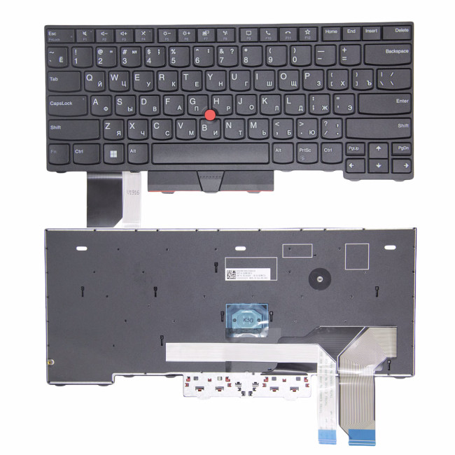 Lenovo ThinkPad L14 Gen 1, L14 Gen 2 Series Russian RU keyboard original - main product image