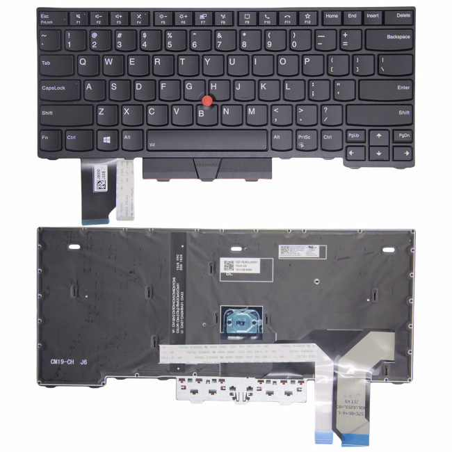Lenovo ThinkPad L14 Gen 1, L14 Gen 2 backlit US keyboard original - main product image