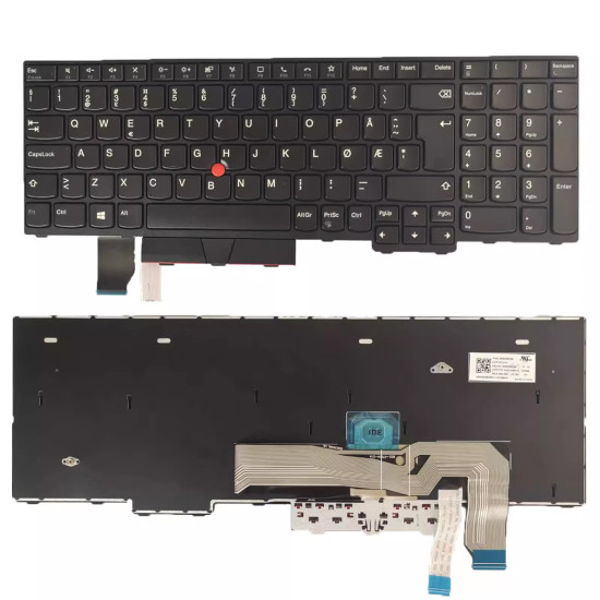 Lenovo ThinkPad L15 Gen 1 Gen 2 Norwegian NE keyboard - main product image