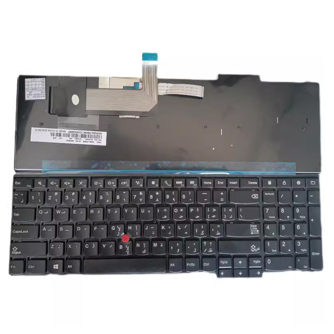 Lenovo ThinkPad L540 L560 L570 T550 T560 trackpoint Arabic AR keyboard - main product image