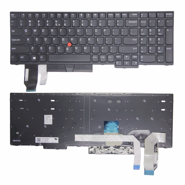 Lenovo ThinkPad P52, P53, P53S black US keyboard OEM - main product image