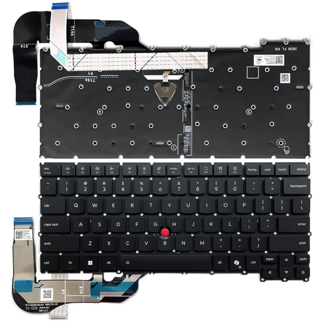 Lenovo ThinkPad P1 Gen 9 (Type 21UE, 21UF) backlit US keyboard AI - main product image