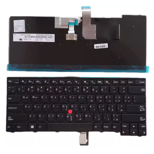 Lenovo ThinkPad T440 T440P T440E T440S trackpoint Arabic AR keyboard - main product image