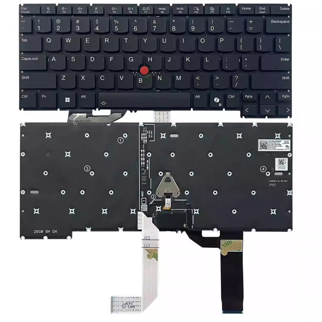 Lenovo ThinkPad X13 Gen 6, X13 yoga Gen 6, backlit US keyboard - main product image