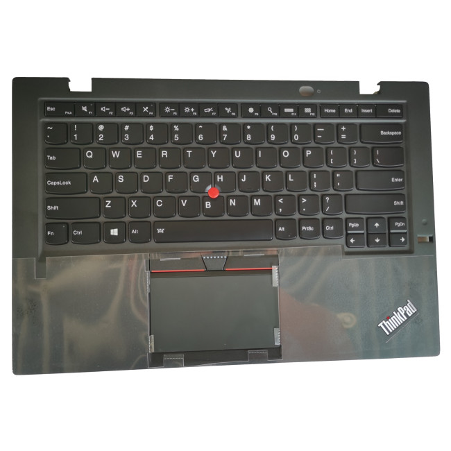 Lenovo ThinkPad X1C, X1 Carbon 3rd Gen, 2015 Top Case backlit US keyboard palmrest 00HN945 - main product image
