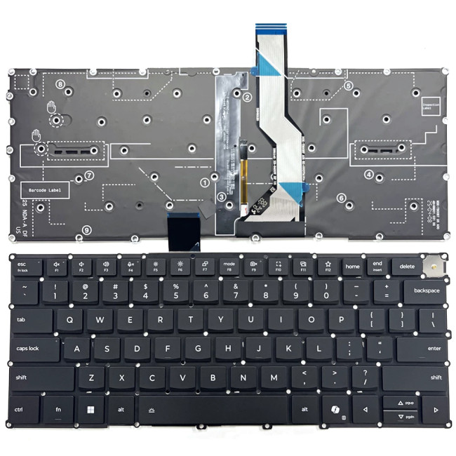 Lenovo ThinkPad X9-14 Gen 1 (Type 21QA, 21QB) backlit US keyboard - main product image