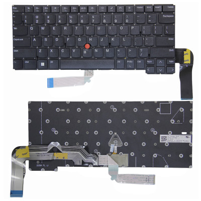 Lenovo Thinkpad E14 Gen 5 / T14s Gen 3 Gen 4 black US keyboard