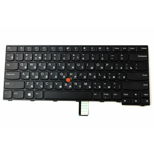 Lenovo Thinkpad E14 R14 Gen 1 black Russian RU keyboard - main product image