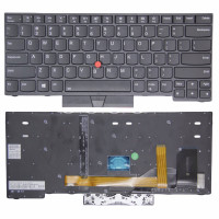 Lenovo Thinkpad E480 E485 L380 L480 L490 T480s T490 black frame backlit US keyboard OEM