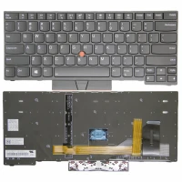Lenovo Thinkpad E480 E485 L380 L480 L490 T480s T490 black frame backlit US keyboard original