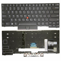 Lenovo Thinkpad E480 E485 L380 L480 L490 T480s T490 black frame backlit call US keyboard original
