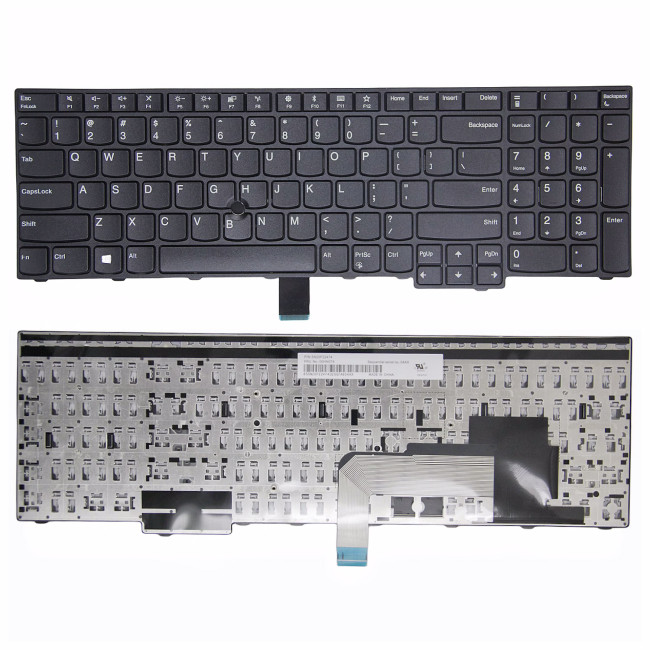 Lenovo Thinkpad E570 E575 E570C no trackpoint US keyboard OEM - main product image