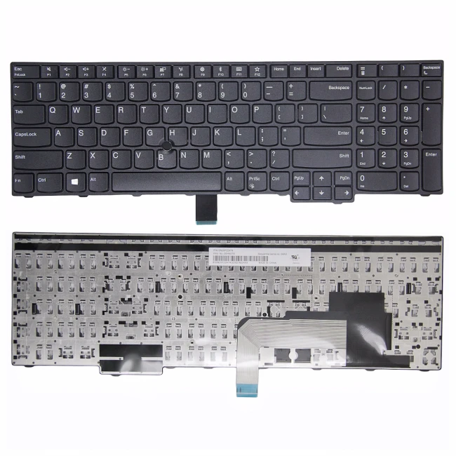 Lenovo Thinkpad E570 E575 E570C no trackpoint US keyboard OEM - main product image