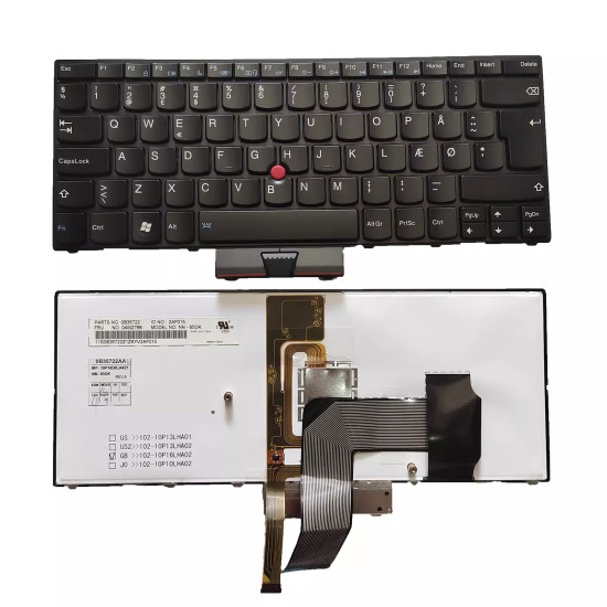 Lenovo Thinkpad Lenovo thinkpad X1C 2012 backlit Danish DM keyboard - main product image