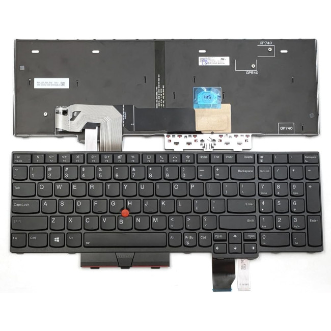 Lenovo Thinkpad P15 Gen 1, P17 Gen 1, T15g Gen 1 backlit US keyboard - main product image