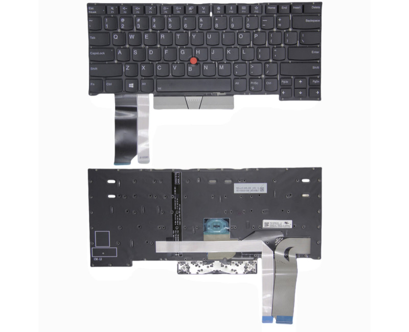 Lenovo Thinkpad S3-490 E490s silver backlit US keyboard