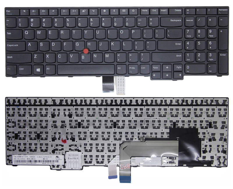 Lenovo Thinkpad S5 S5-2ND Generation E560P US keyboard black - additional view 