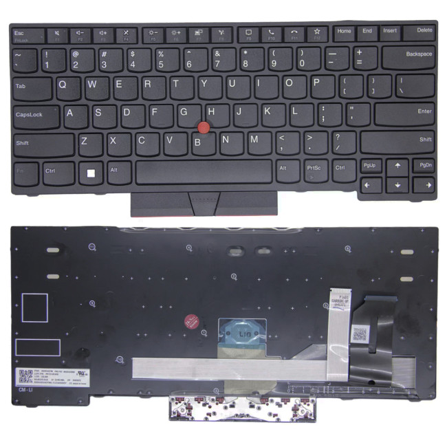 Lenovo Thinkpad T14 Gen 1, T14 Gen 2, P14s Gen 1, P14s Gen 2, US keyboard - main product image