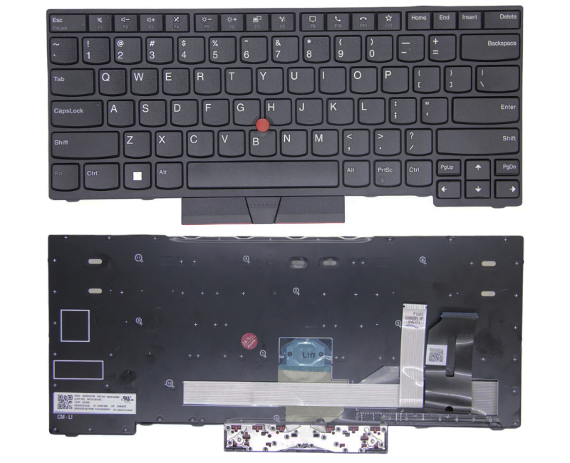 Lenovo Thinkpad T14 Gen 1 Gen 2 / P14s Gen 1 Gen 2 US keyboard - additional view 