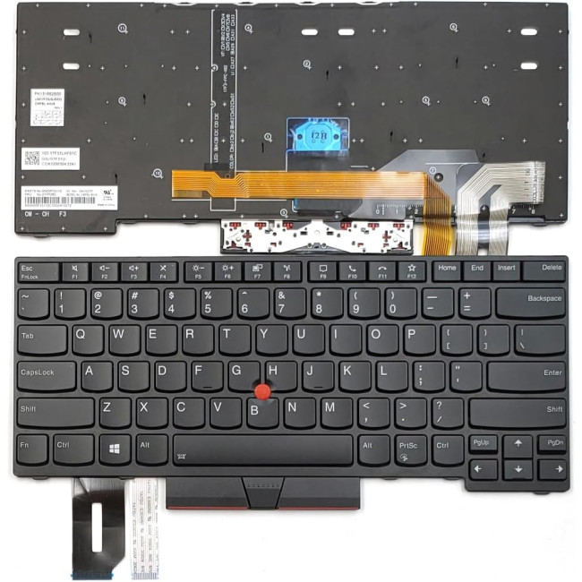 Lenovo Thinkpad T14 Gen 1, T14 Gen 2, P14s Gen 1, P14s Gen 2, backlit US keyboard - main product image