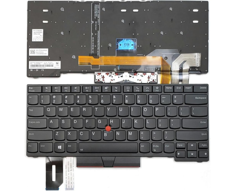 Lenovo Thinkpad T14 Gen 1 Gen 2 / P14s Gen 1 Gen 2 backlit US keyboard - additional view 