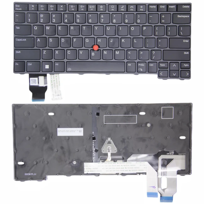 Lenovo Thinkpad P14s Gen 3 Gen 4 backlit US keyboard black - main product image