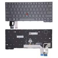 Lenovo Thinkpad T14 Gen 3 Gen 4 gray backlit US keyboard