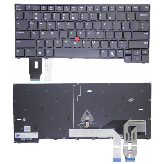 Lenovo Thinkpad T14 Gen 5, L14 Gen 5, P14s Gen 5, black US keyboard AI - main product image