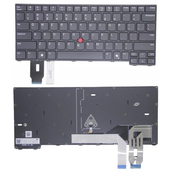 Lenovo Thinkpad T14 Gen 6, L14 Gen 6, P14s Gen 6, US keyboard AI - main product image