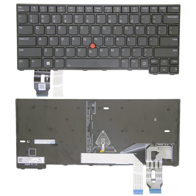 Lenovo Thinkpad T14 Gen 6, L14 Gen 6, P14s Gen 6, backlit US keyboard - main product image