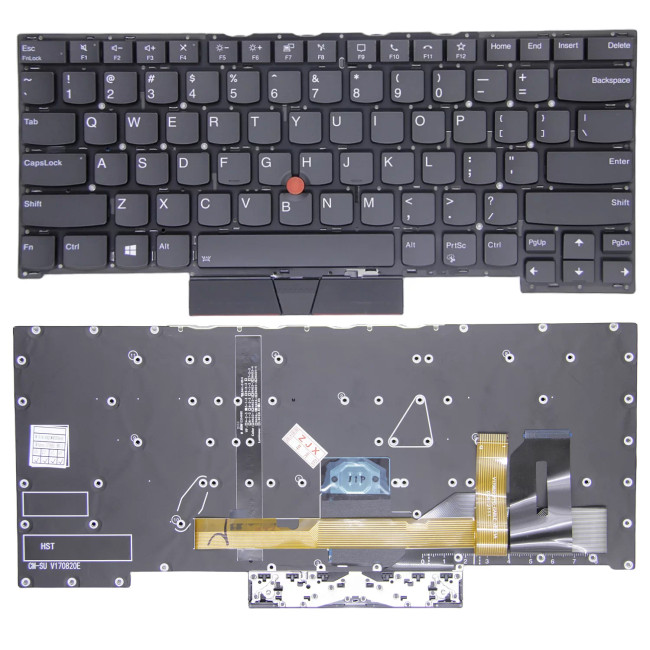 Lenovo Thinkpad T14s Gen 1, P1 Gen 3, X1 Extreme 3th Gen, backlit US keyboard original - main product image