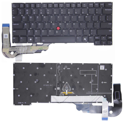 Lenovo Thinkpad T14s Gen 5 Gen 6 / P1 Gen 7 backlit US keyboard AI