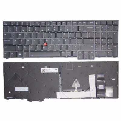 Lenovo Thinkpad T16 Gen 1 Gen 2, P16v Gen 1 Gen 2, P16s Gen 1 Gen 2, L15 Gen 3 Gen 4 black backlit US keyboard
