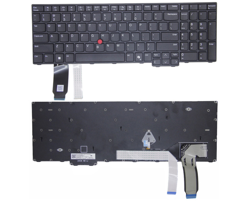 Lenovo Thinkpad T16 Gen 3, P16 Gen 3, L16 Gen 1, black US keyboard - additional view 