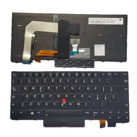 Lenovo Thinkpad T470 T480 A475 A485 backlit Italian IT keyboard - main product image
