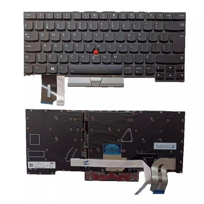 Lenovo Thinkpad T490s T495s SN20S33944 backlit Canadian French CF keyboard