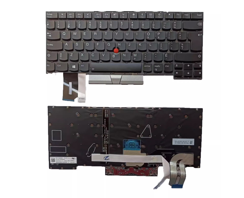 Lenovo Thinkpad T490s T495s SN20S33944 backlit Canadian French CF keyboard - additional view 