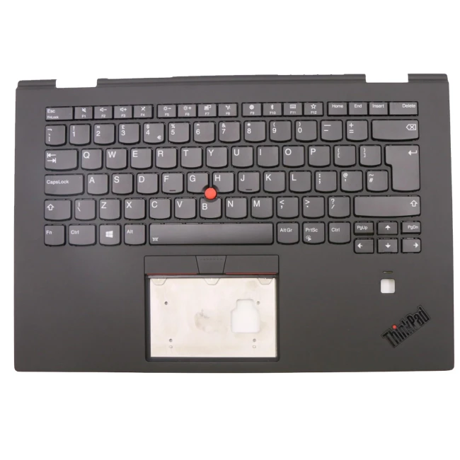 Lenovo Thinkpad yoga X1 3rd 2018 01LX855 backlit UK keyboard palmrest - main product image