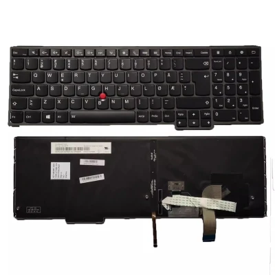 Lenovo Thinkpad yoga 15 00HN265 AH-105US backlit Norwegian NE keyboard