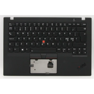 Lenovo thinkpad X1 Carbon 6th Generation 01YR625 black backlit Norwegian NE keyboard palmrest