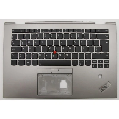 Lenovo X1 yoga 3rd Generation 01LX962 silver backlit Latin LA keyboard palmrest