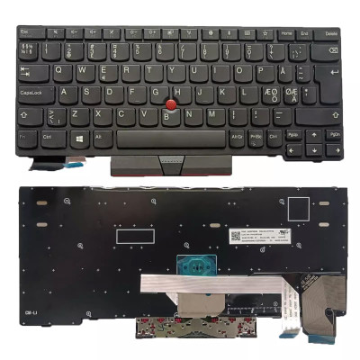 Lenovo X280 X290 A285 L13 20KF 20KE 01YP028 01YP10 Norwegian NE NR keyboard