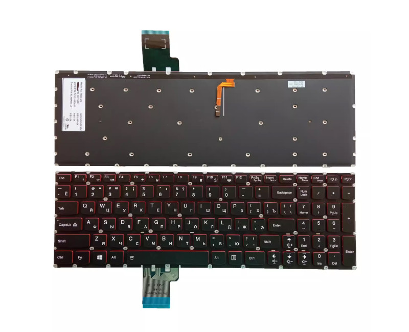 Lenovo Y50 Y50-70 Y70-70 red backlit Russian RU keyboard