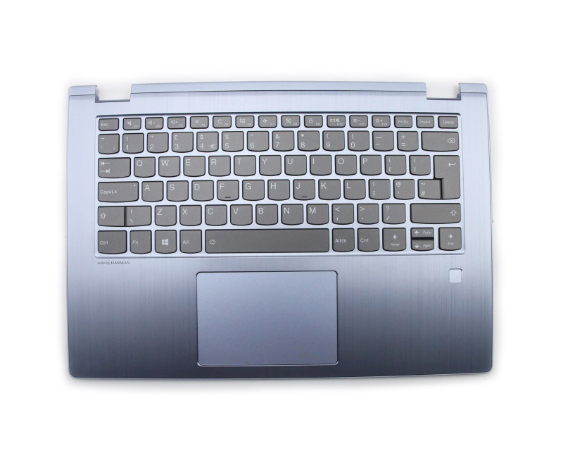 Lenovo YOGA 530-14IKB 5CB0R08889 little Blue backlit UK keyboard palmrest