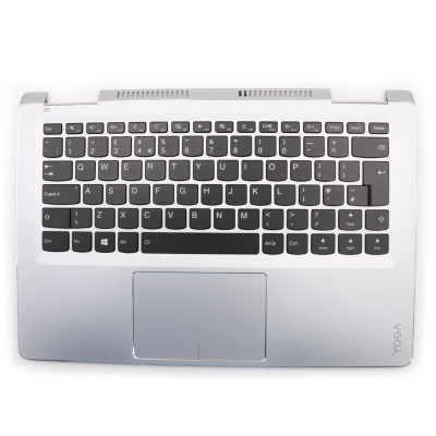 Lenovo YOGA 710-14IKB 5CB0L47473 silver backlit UK keyboard palmrest