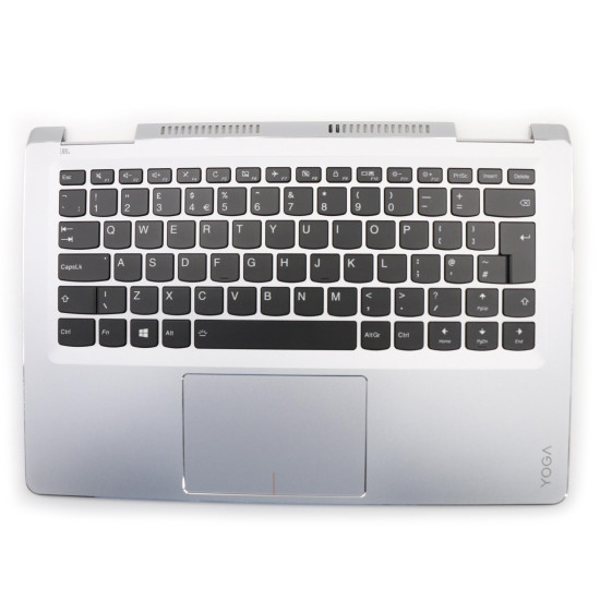 Lenovo yoga 710-14IKB 5CB0L47473 silver backlit UK keyboard palmrest - main product image