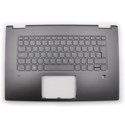 Lenovo yoga 720-15IKB 5CB0N67894 Gray backlit Canadian French CF keyboard palmrest