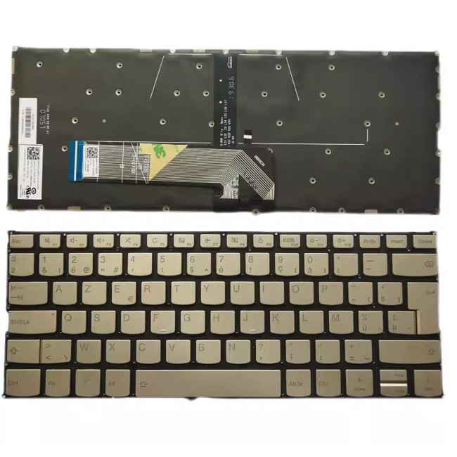 Lenovo yoga 530-14ARR 530-14IKB 6-13ALC6 6-13ARE05 silver backlit Belgian BE keyboard - main product image